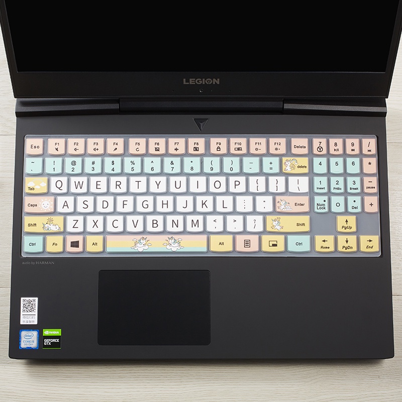 Miếng Dán Bảo Vệ Bàn Phím Bằng Silicon Cho Lenovo Legion Y545 Y520 Y720 R720 Y530 Y7000 2019 15.6 Inch