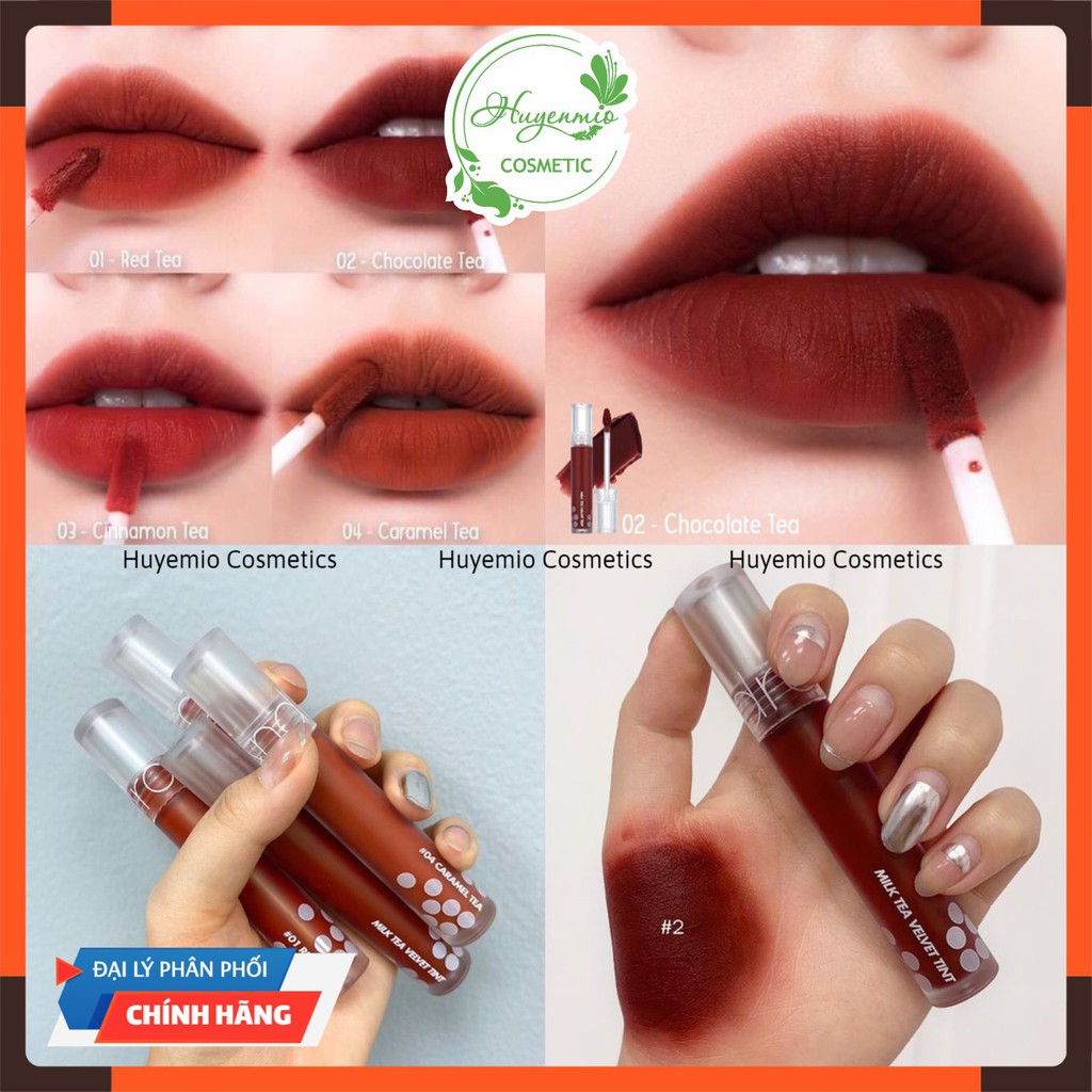 Son Kem Romand Milk Tea Velvet Tint - Romand Trà Sữa | Thế Giới Skin Care