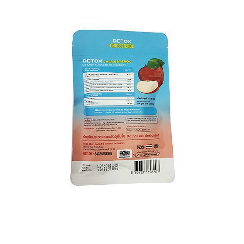 Viên Khử Mỡ Detox Cholesterol Gói 60 Viên Thái Lan Chính Hãng | BigBuy360 - bigbuy360.vn