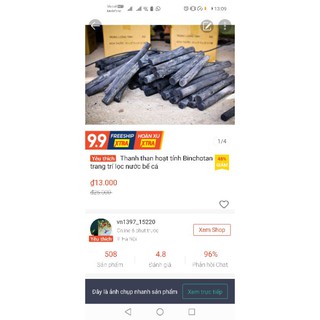 Than hoạt tính lọc nước Combo 400 thanh