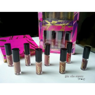 Combo set son mini TARTE creamy matte lip paint 9 thỏi