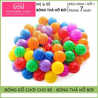 Set Bóng Nhựa Đồ Chơi Cho Bé, Bóng Nhựa Nhà Bóng, Hồ Bơi - An Toàn Cho Bé