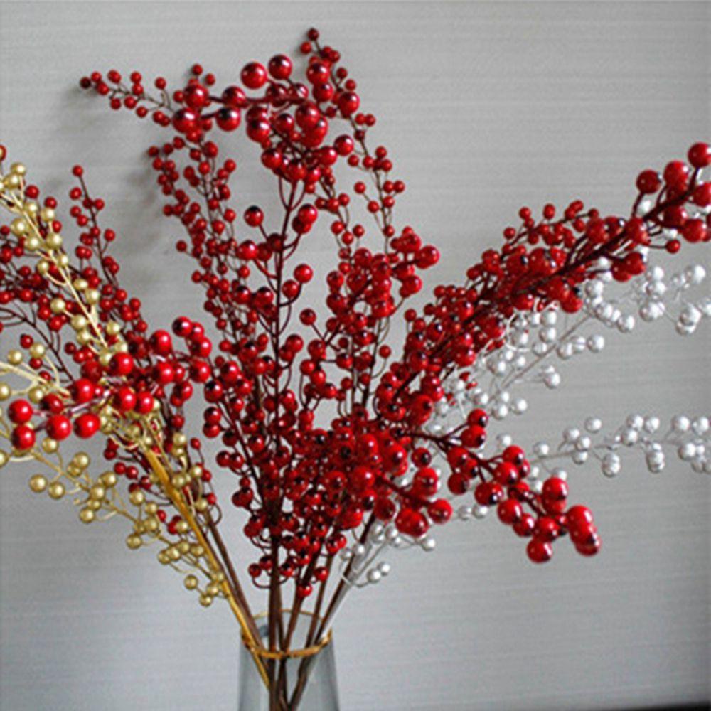 Phụ Kiện Trang Trí Giáng Sinh / Đám Cưới Màu Đỏ Dễ Thương Xinh Xắn|Chùm Berry Nhân Tạo Dùng Trang Trí