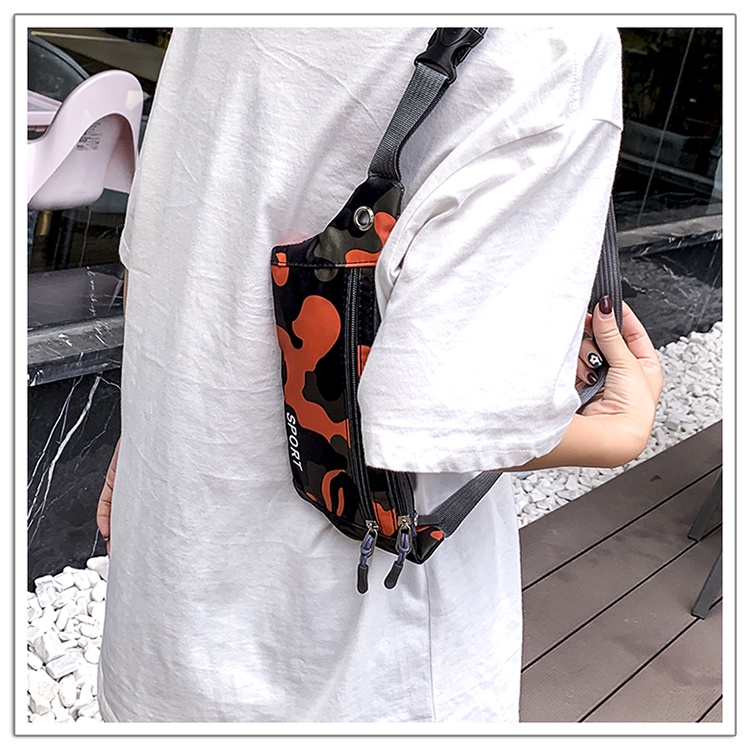 Túi đeo chéo nam nữ đi học đi chơi Hạ Băng Designs đựng điện thoại, túi bao tử nam nữ thể thao - Sport nhỏ