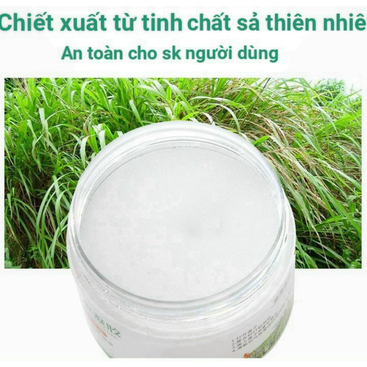 Sáp thơm đuổi muỗi với tinh dầu tự nhiên chiết xuất từ ​​lá sả thiên nhiên