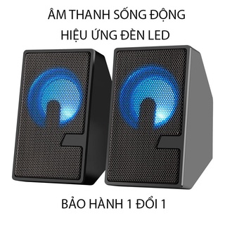 Loa máy tính - Loa vi tính D7 ♦FREE SHIP♦Super Bass hiển thị đèn LED cao cấp