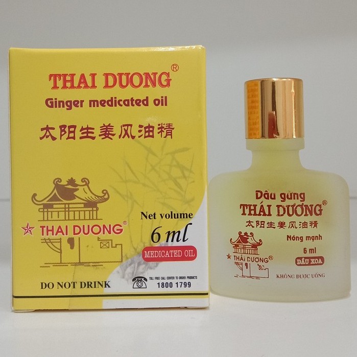 Dầu gừng Thái Dương 6ml