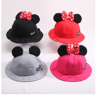 Mũ vải mickey vành tròn cực yêu cho bé từ 1-3 tuổi