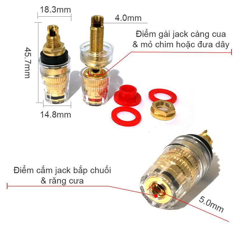 [Combo 4] Cọc loa audio bộ 4 chiếc