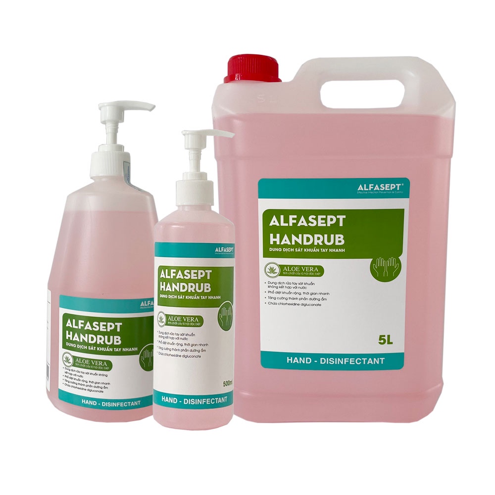 Dung dịch rửa tay sát khuẩn Alfasept Handrub 500ml