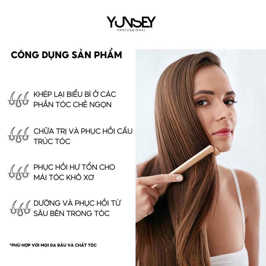 Tinh dầu dưỡng tóc mềm mượt Yunsey Nourishing Serum 75ml