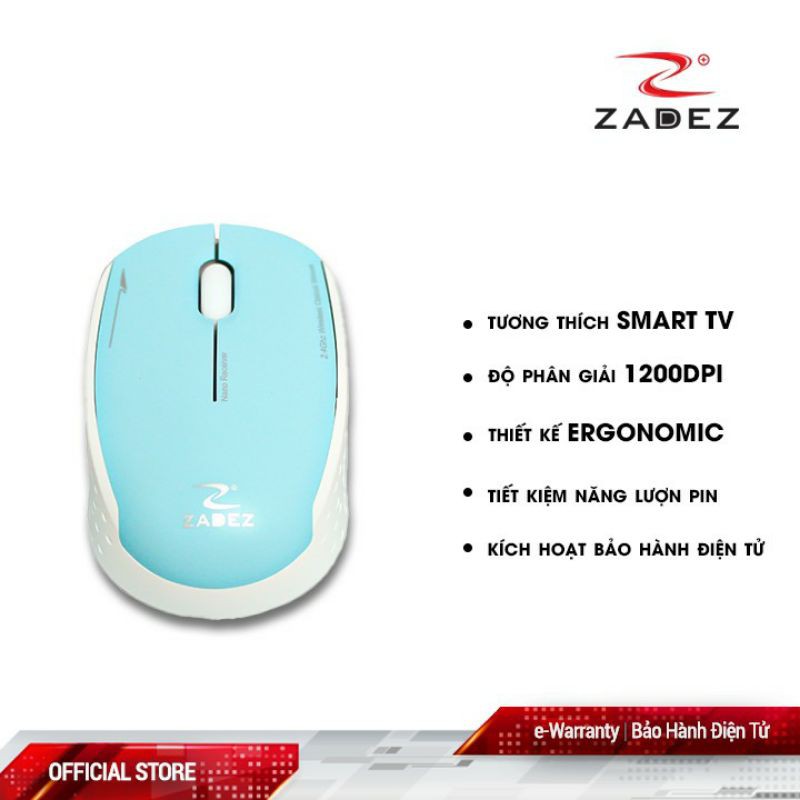 [Bảo hành chính hãng] Chuột không dây Wireless Zadez M-331