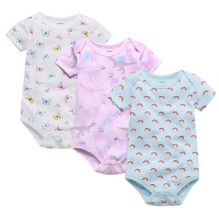 Áo liền quần LUCKYCANDY cotton thiết kế đáng yêu dành cho em bé