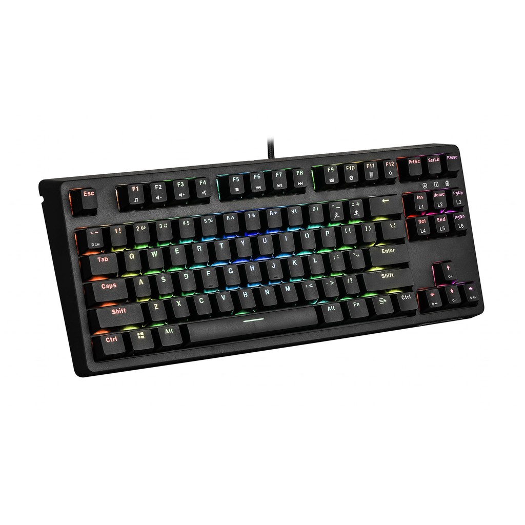 Bàn phím cơ RGB E-Dra EK387 I BH 24 T I Tặng kèm KeyPuller I EDra Gaming Tenkeyless Keyboard EK387RGB