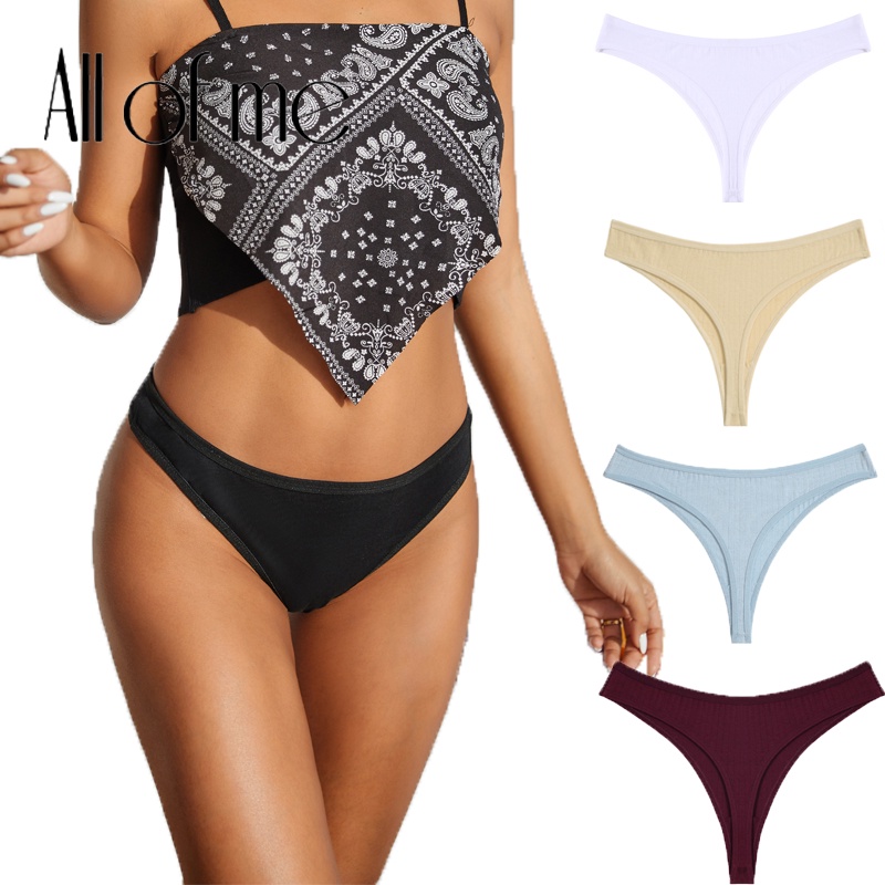 Set 2 quần lót CUTEBYTE cotton cạp thấp thoải mái thời trang dành cho nữ với nhiều loại tùy chọn