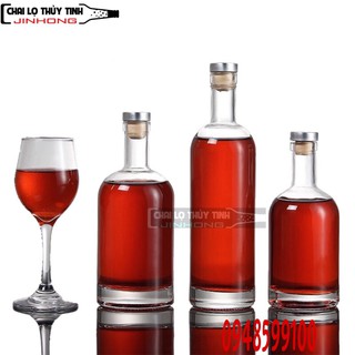 CHAI THỦY TINH ĐỰNG RƯỢU THẤP 750ML MS CRT10