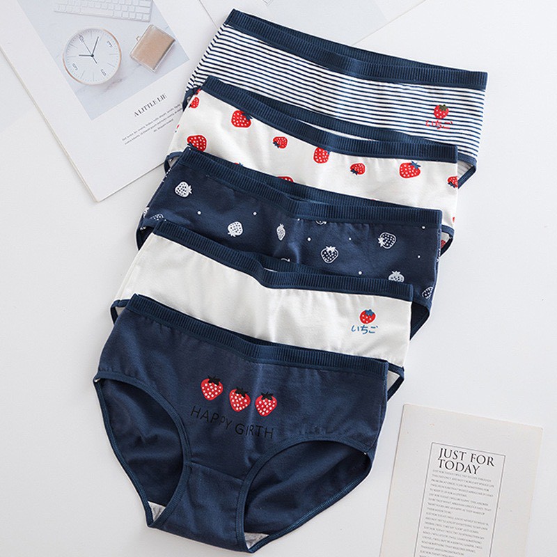 Quần Lót Nữ Cotton ❤️FREESHIP❤️ Quần Lót Nữ kháng khuẩn mỏng mát- Quần Lót Nữ dễ thương cạp không tạo hằn  Mã 8021 | BigBuy360 - bigbuy360.vn