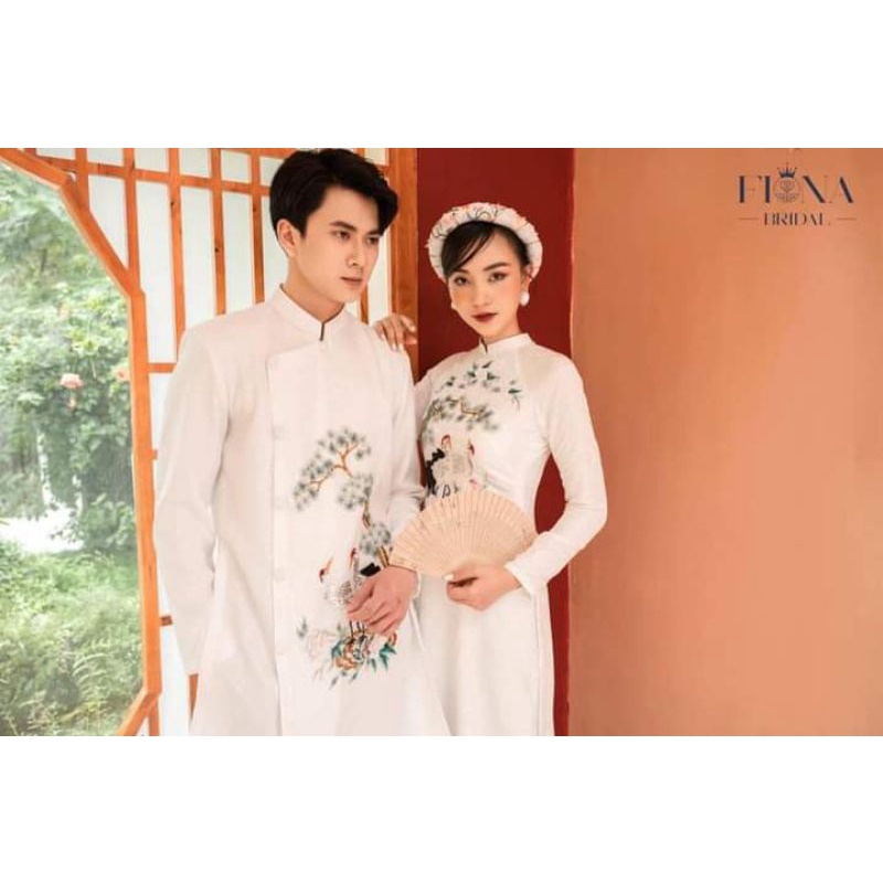 Áo dài cặp dâu rể