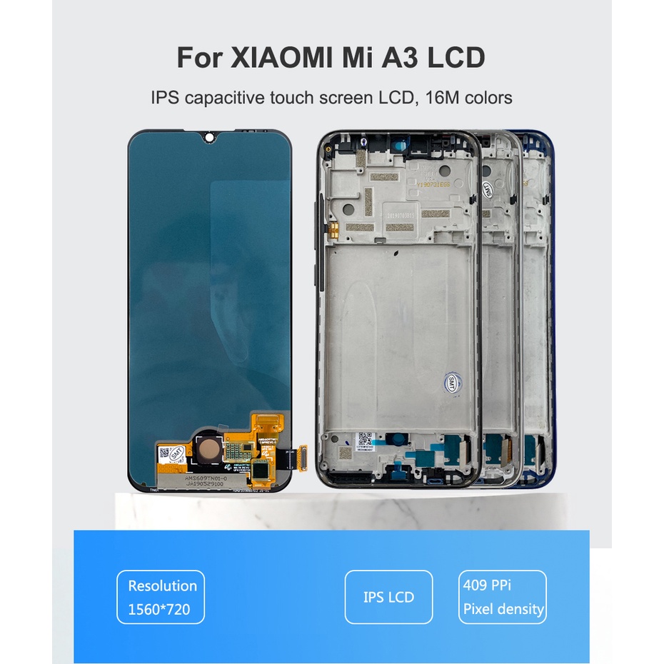 OLED Màn Hình điện thoại Cho Xiaomi MiA3 Mi A3 CC9E LCD thay thế màn hình Zin