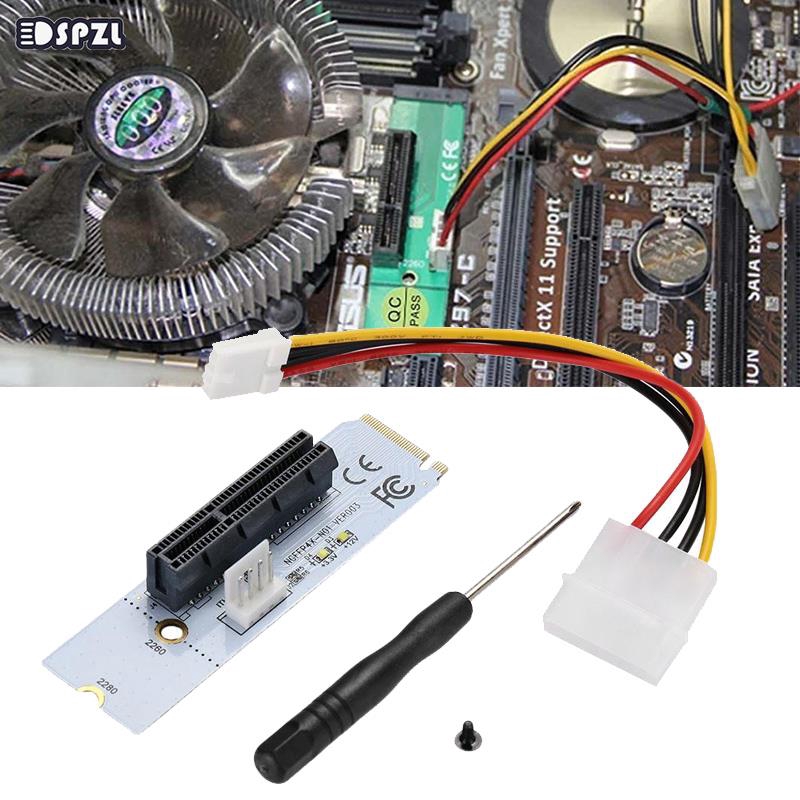 NGFF M.2 To PCI-E 1X/4X/8X/16X ETH/ETC Graphics Card Mining PCIe Slot Adapter