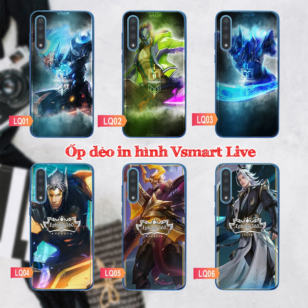 Ốp Dẻo TPU - Vsmart Live,Live 4,Joy 4,Active3,Joy 3,Joy2+,Aris/Arispro In hình Liên quân cực đẹp