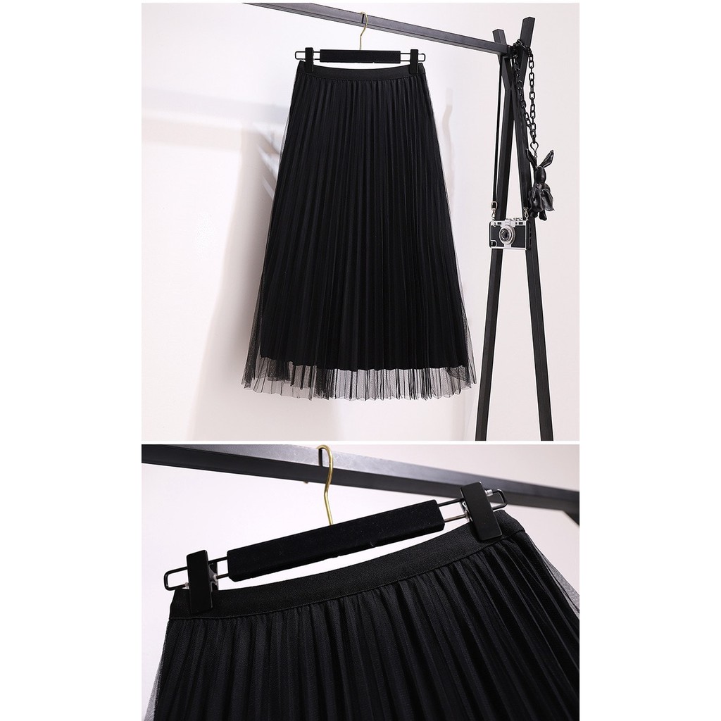 Combo 2 Chân váy xếp ly lót nhung phá lưới mặc 2 kiểu | BigBuy360 - bigbuy360.vn