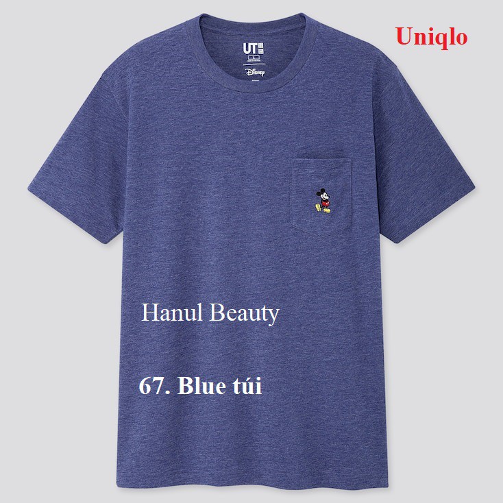 [có sẵn] Áo Mickey UNIQLO có túi đủ màu