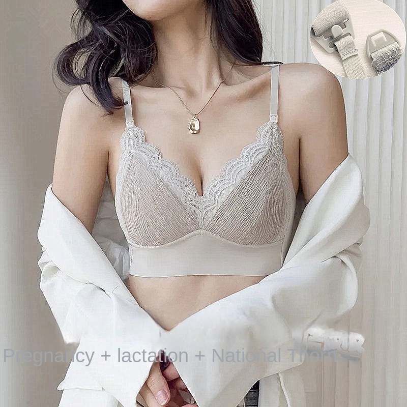 Áo Ngực Hình Tam Giác Siêu Nhẹ Thoáng Khí Thời Trang Cho Mẹ Bầu