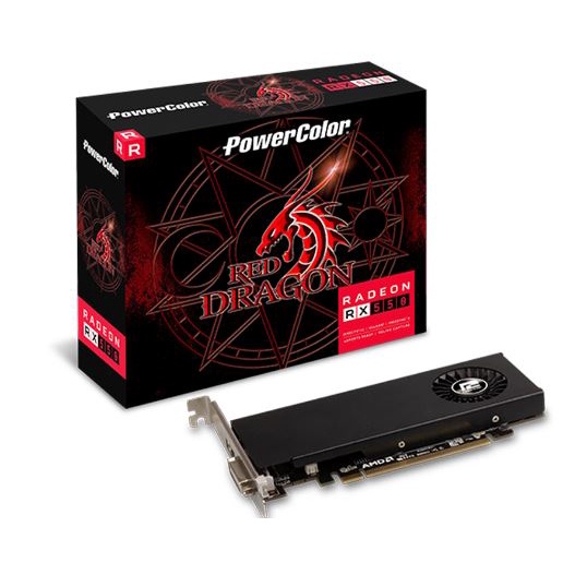 Card màn hình PowerColor Red Dragon Radeon RX 550 4GB GDDR5 Low Profile