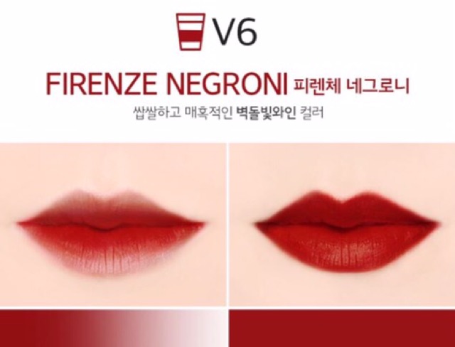 SON KEM LÌ MERZY VELVET TINT V1, V6