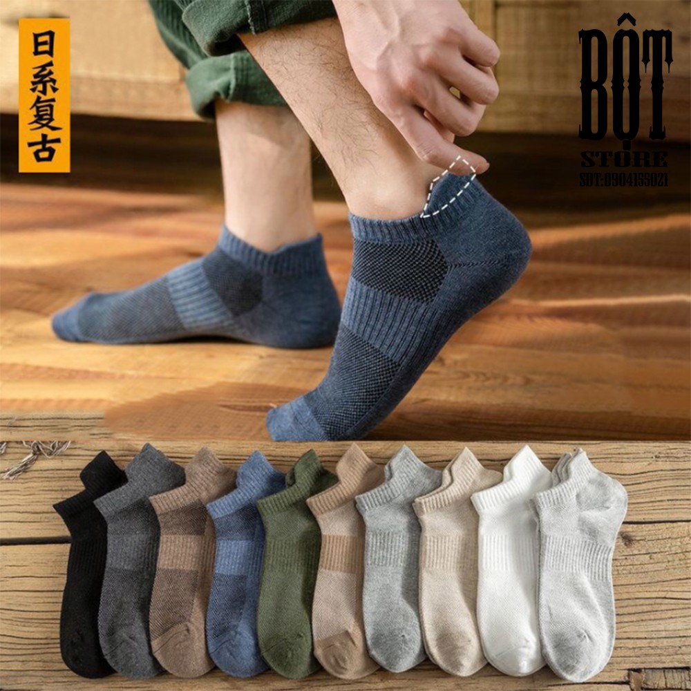 Tất vớ ngắn cổ Nam - Tất Thấp Cổ Trẻ Trung Năng Động Chống Hôi Chân T14