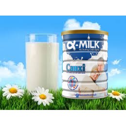 Sữa bột cao cấp Alpha Canxi sản phẩm dinh dưỡng dành cho người lớn tuổi, người thiếu hụt canxi