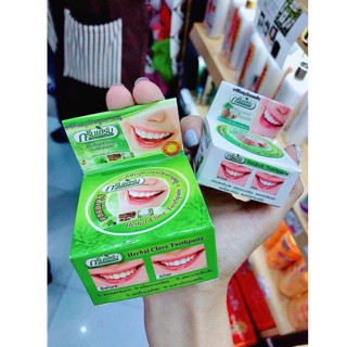 Sét Kem Tẩy Trắng Răng #GreenHerbsb Thái Lan