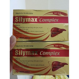 SILYMAX COMPLEX  - Giúp hạ men gan, viêm gan, xơ gan, gan nhiễm mỡ, suy giảm chức năng gan hộp 60 viên