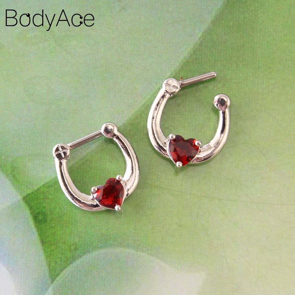 Khuyên mũi đính đá phong cách Ấn độ sang trọng 16g