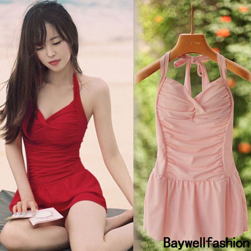 [Baywellfashion]Đồ Bơi Liền Thân Xinh Xắn Dành Cho Nữ