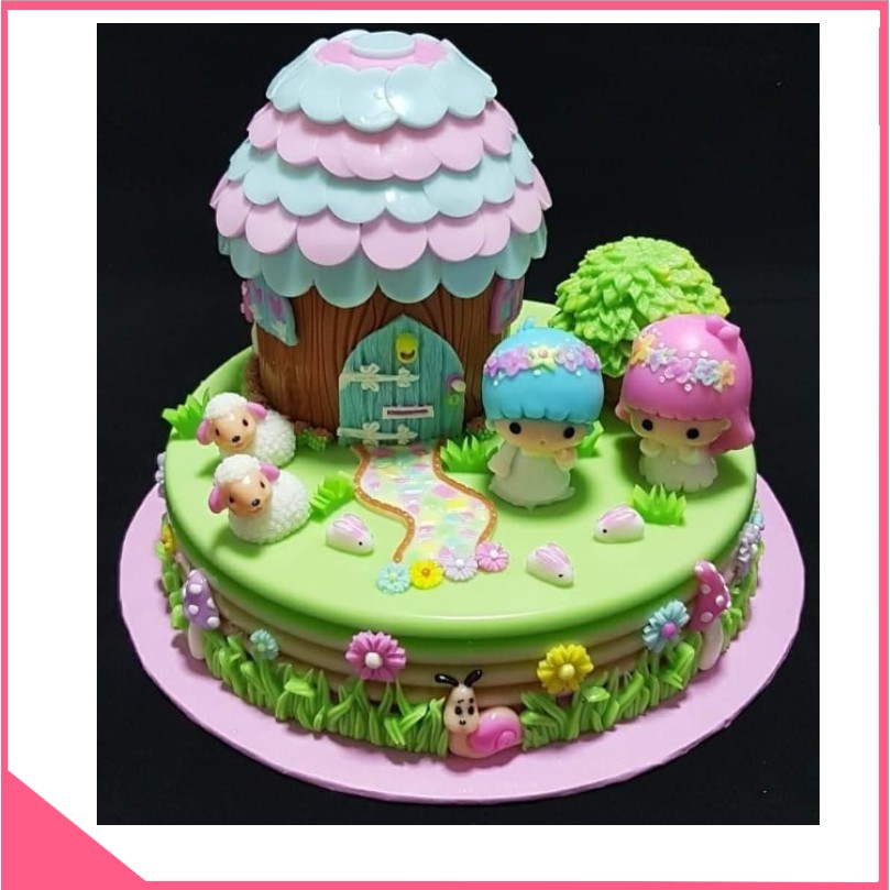 Khuôn silicon 3d làm rau câu đám cỏ