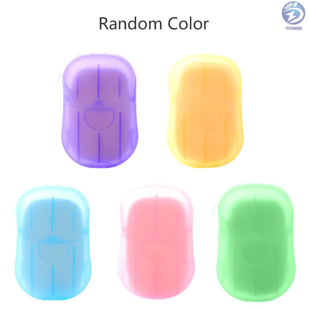 (Hàng Mới Về) Set 20 Xà Phòng Giấy Mini Dùng Một Lần Tiện Dụng Khi Đi Du Lịch | BigBuy360 - bigbuy360.vn