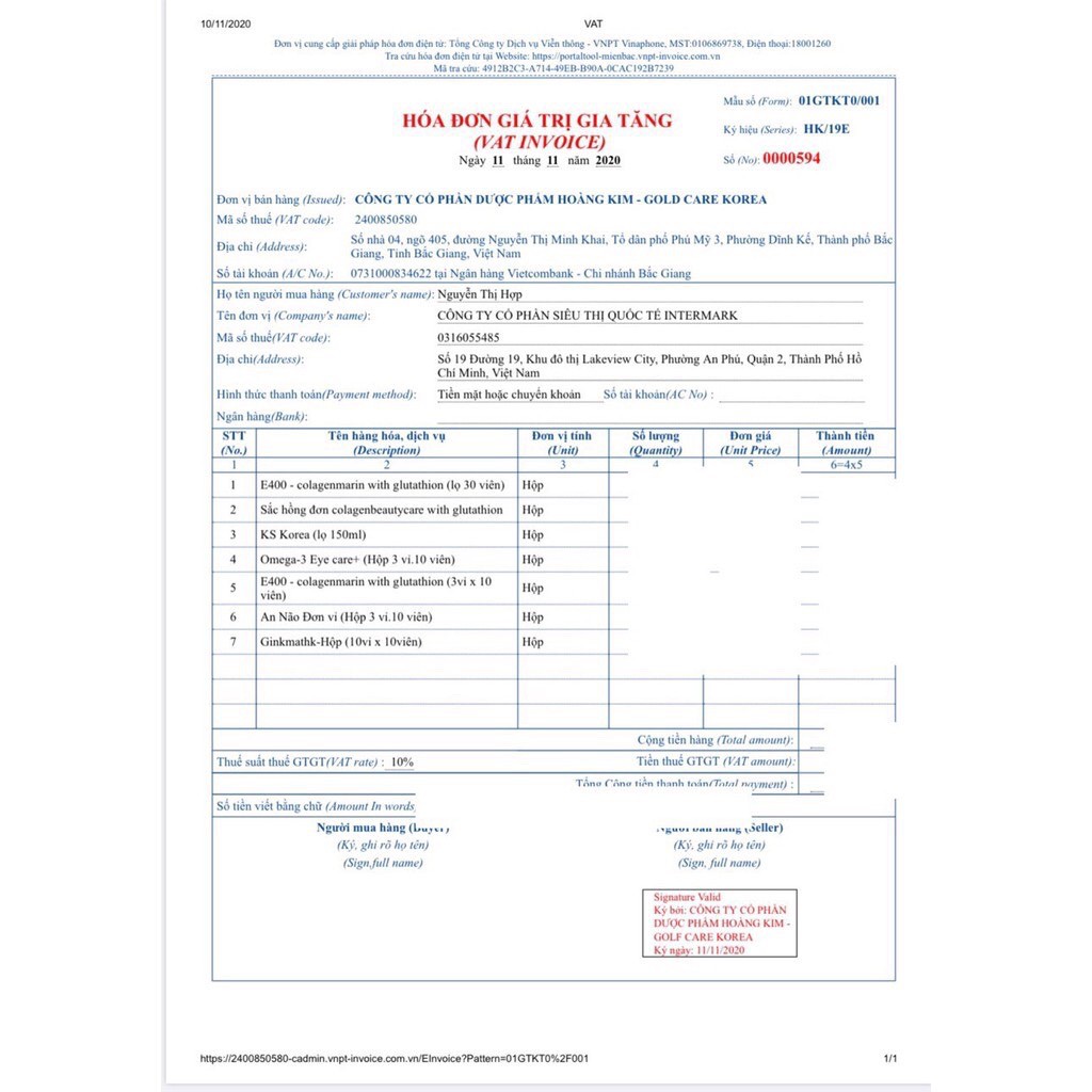 VIÊN UỐNG GINKMAT HK HỖ TRỢ BỔ NÃO SÁNG MẮT 100 VIÊN