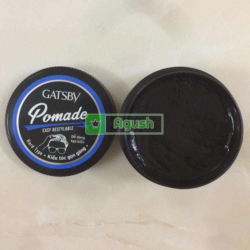 Keo vuốt tóc nam nữ giữ nếp định hình tóc Gatsby Hair Pomade Easy Restylable 65g cố định tóc chính hãng mềm thơm giá rẻ