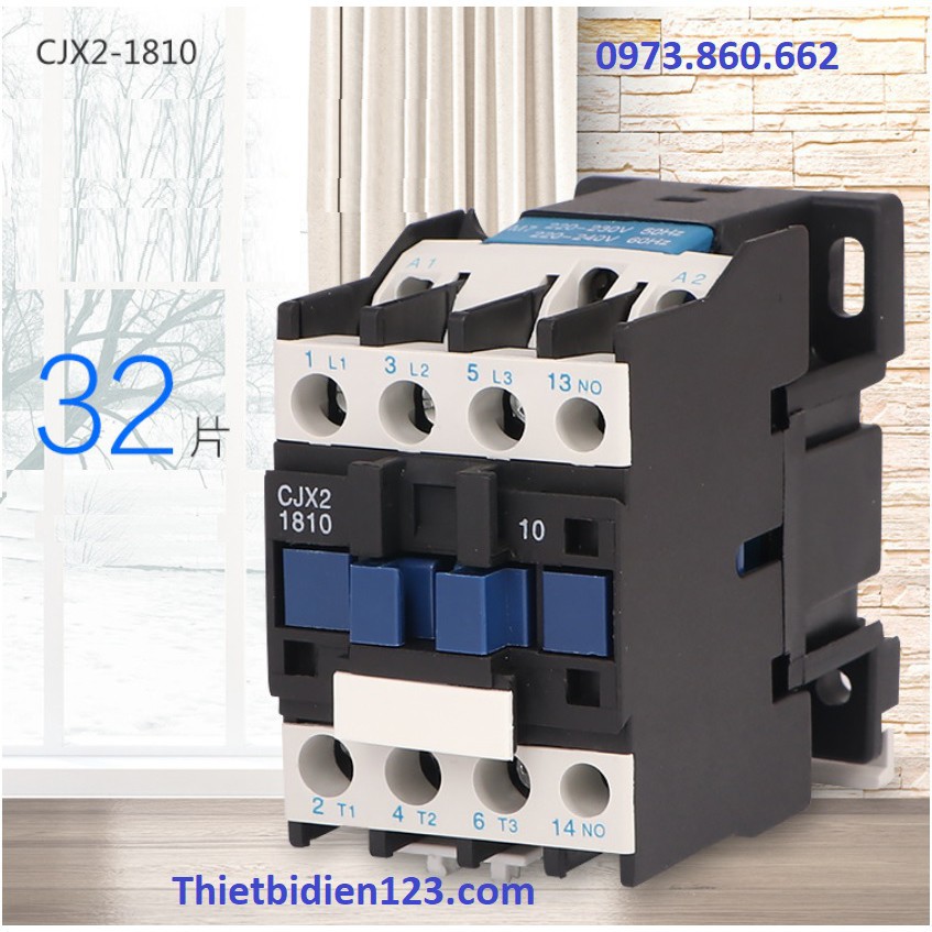 khởi động từ 18A giá rẻ - cuộn hút 220v,24v,110v,380v