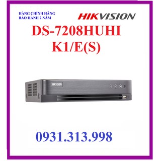 Đầu ghi hình TVI-IP 8 kênh HIKVISION DS-7208HUHI-K1/E (S)