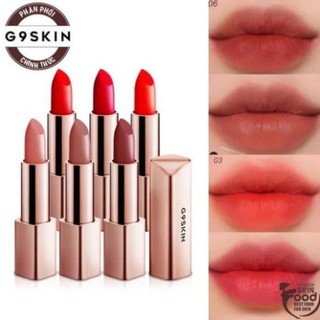 Son Thỏi Lì Chất Siêu Mịn, Thiết Kế Siêu Xịn G9Skin First V-Fit Lipstick 3.5g