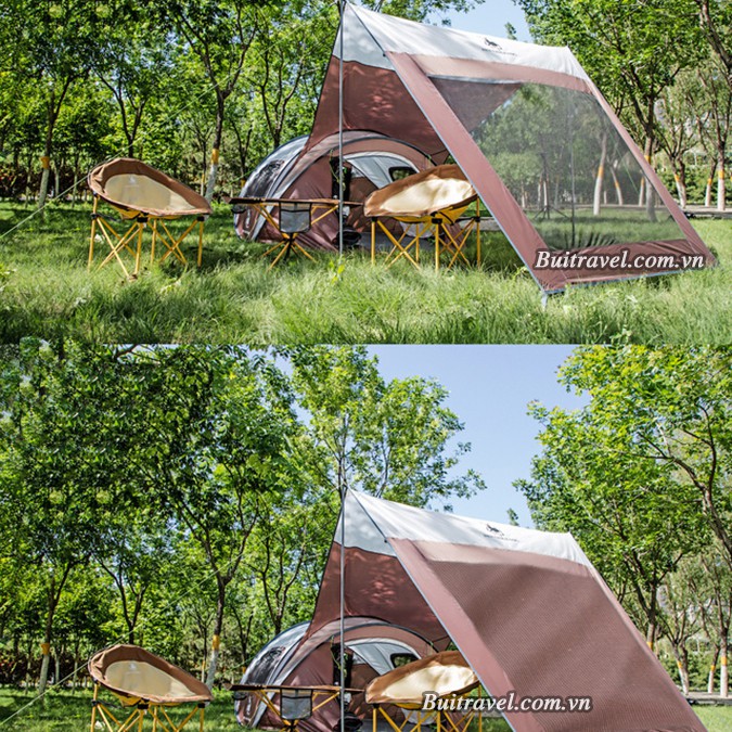 Lều du lich tự bật dành cho 4-5 người Gazelle Outdoors- Lều dã ngoại có mái che GL1262- Family Travel