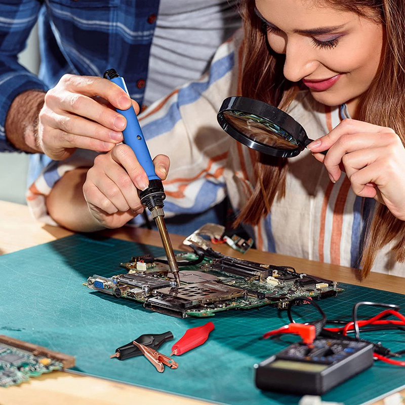 Bộ 20 Kẹp Cá Sấu Thử Điện 5Amp Mini Bằng Đồng Cách Nhiệt Bảo Vệ Răng