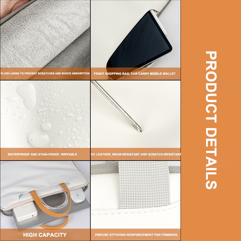 Túi Đựng Laptop 13 15 6 16 inch Cho MacBook Pro 14 M1 Air 13.3 Dell Lenovo Asus Acer HP Ốp