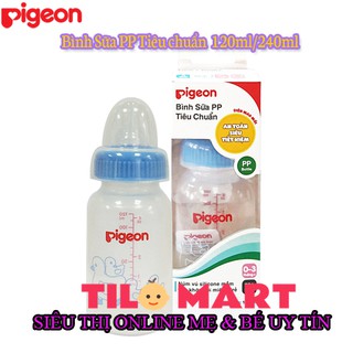 [CHÍNH HÃNG] Bình Sữa PP Tiêu chuẩn Pigeon 120ml/240ml