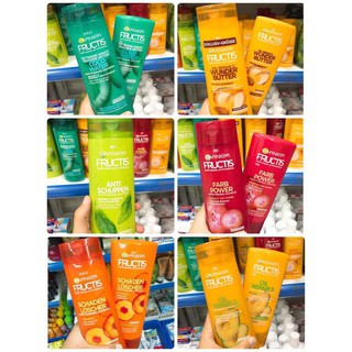 Cặp xả - gội Garnier Fructis cho mọi loại tóc