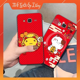 Ốp lưng Samsung J5 2015 / J7 2015 bộ hình TẾT Mèo thần tài may mắn MANEKI NEKO cực đáng yêu, siêu đẹp