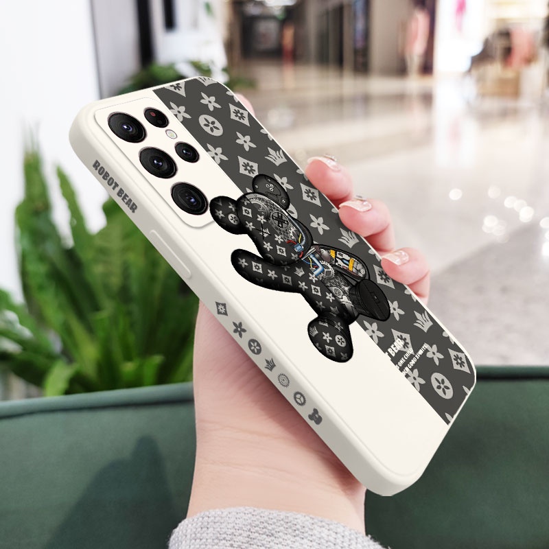 Ốp Điện Thoại In Hình Gấu Thời Trang Cho Samsung Galaxy S23 S22 Ultra Plus